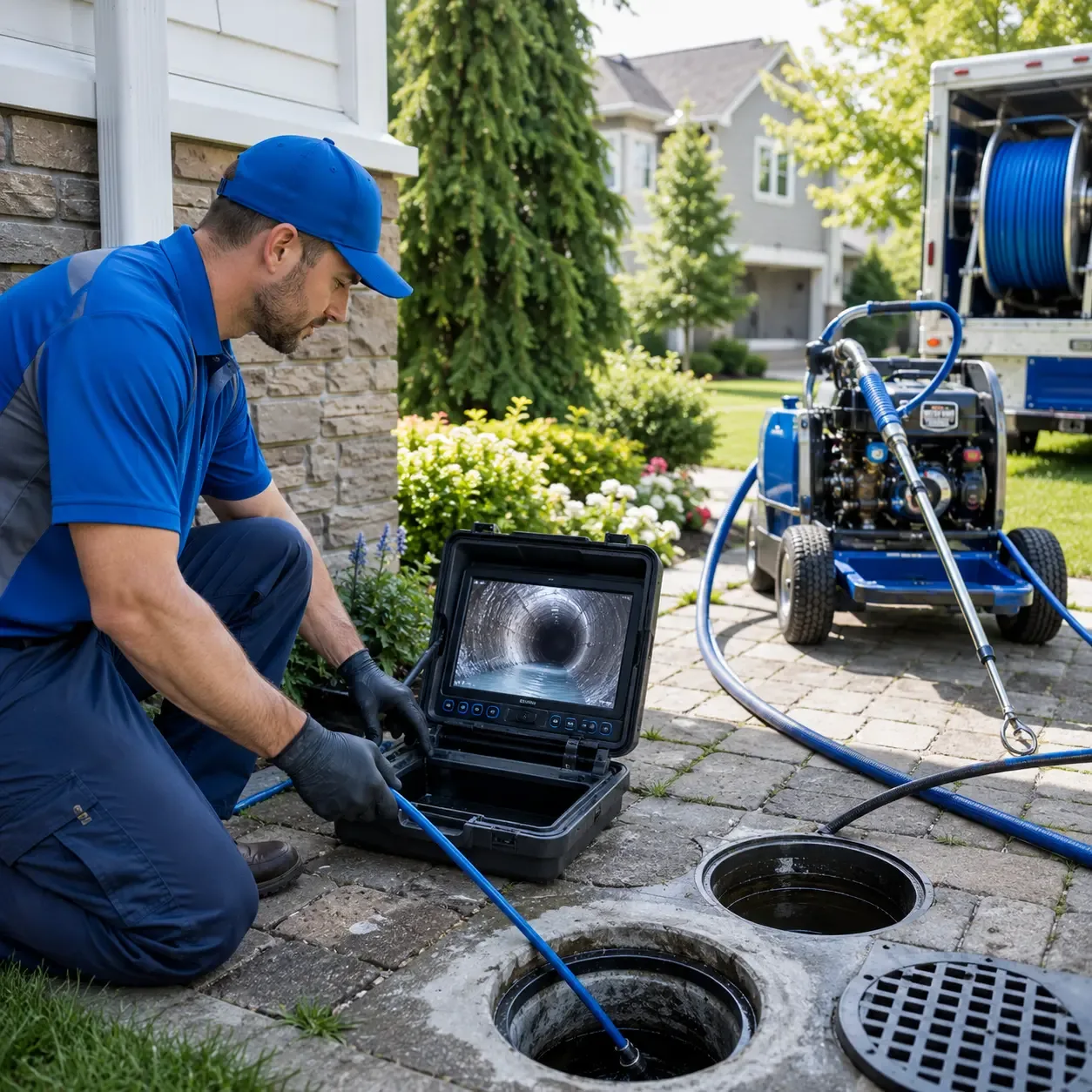 Outdoor drain cleaning professionals serving Monroe, AR